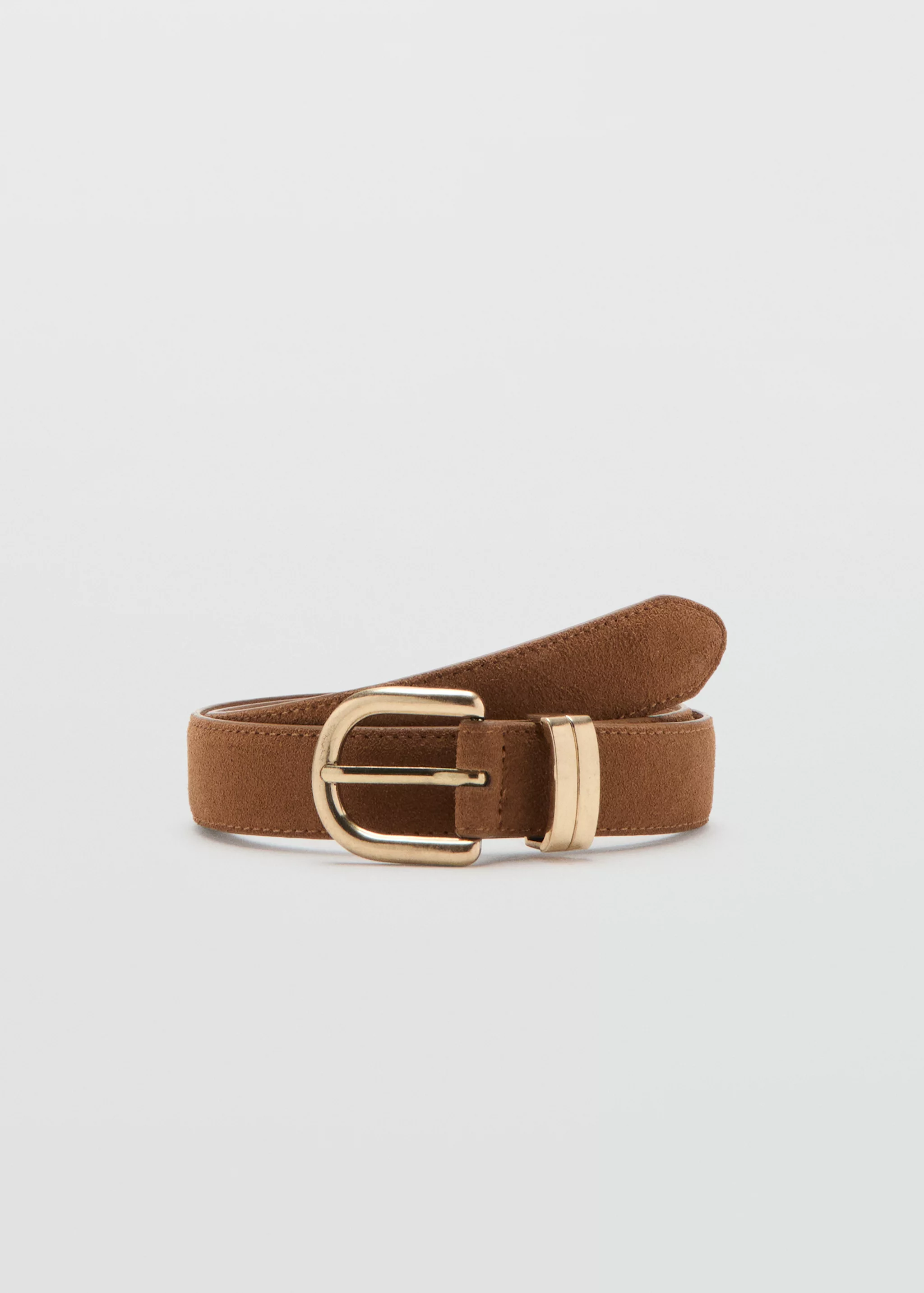 Suede Leather Belt - Women | Mango Usa