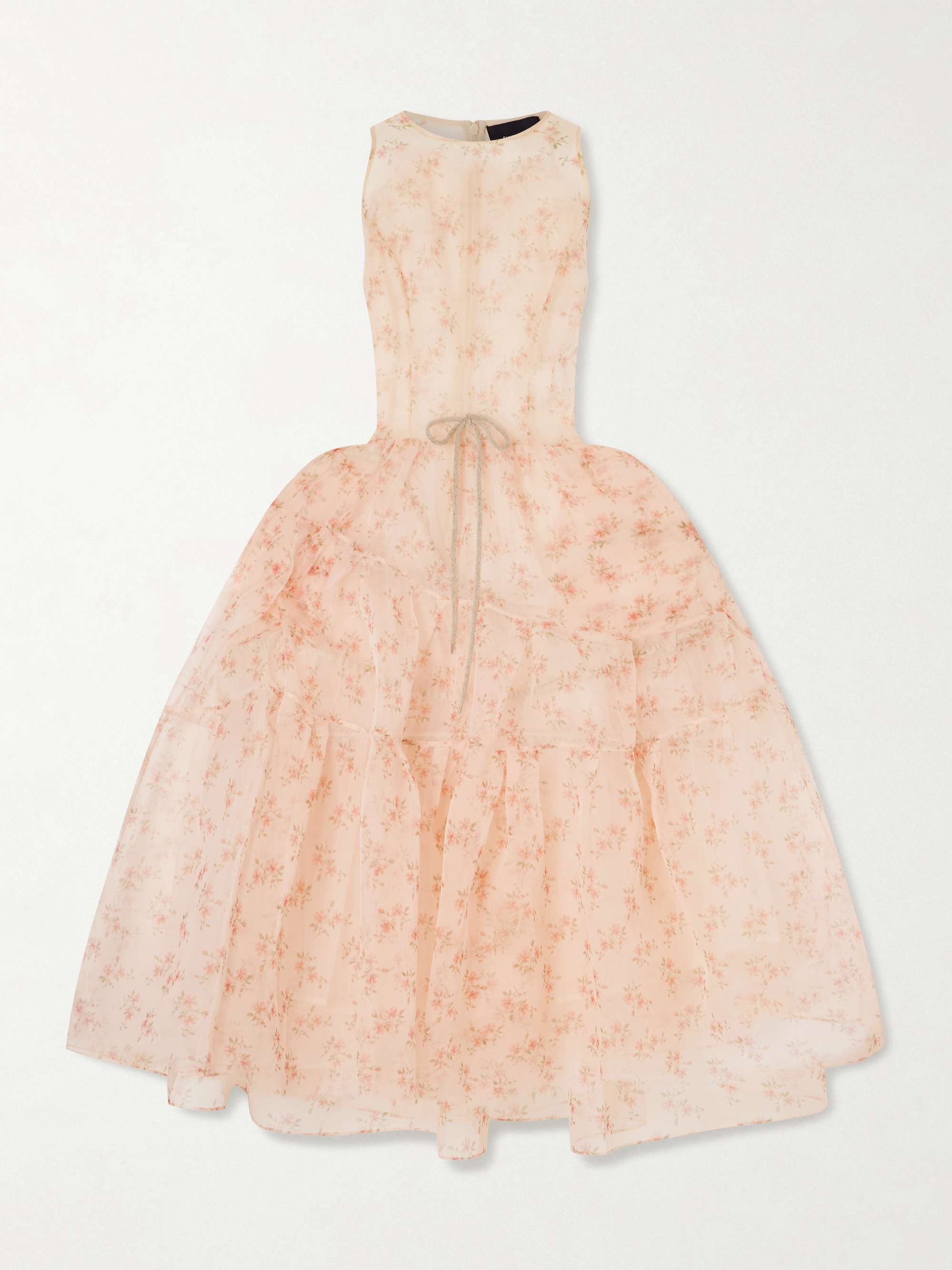 Flounce Organza Floral Dress