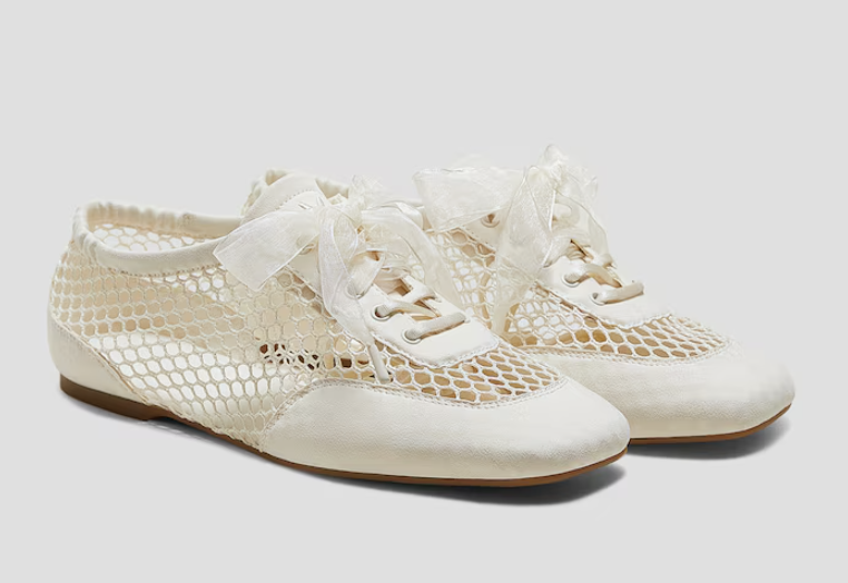 Viviaia, Square-Toe Lace-Up Sneakerina (Cristina)