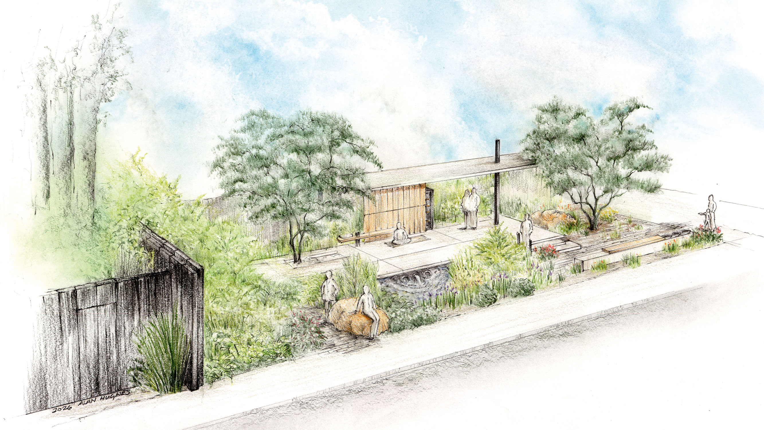 Asthma + Lung UK Breathing Space Garden by Angus Thompson