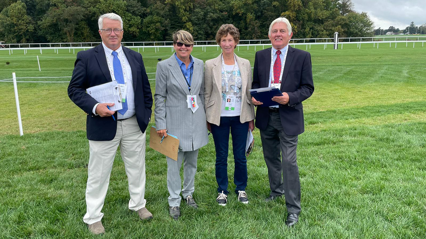 Maryland 5 Star first trot-up: the ground jury and veterinary delegate
