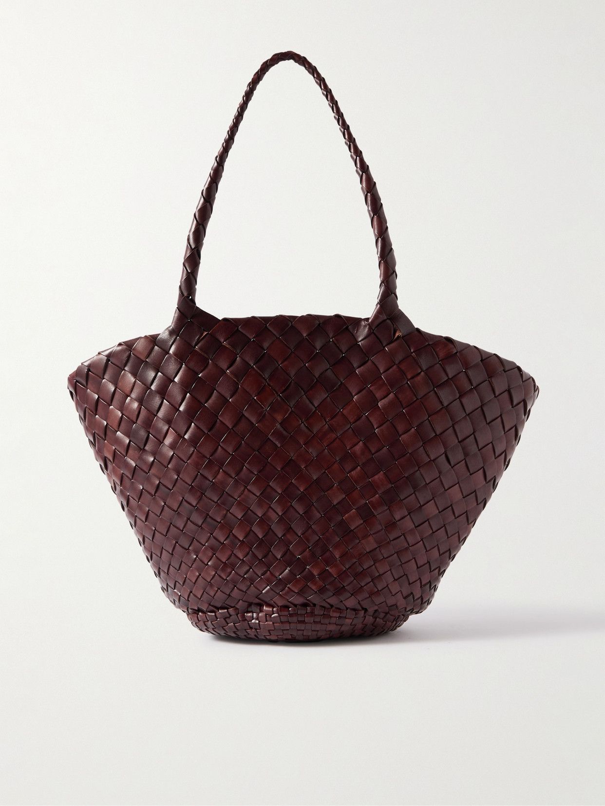 Egola Woven Leather Tote
