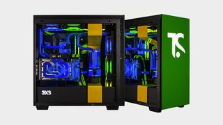 Scan Silva gaming PC from two angles