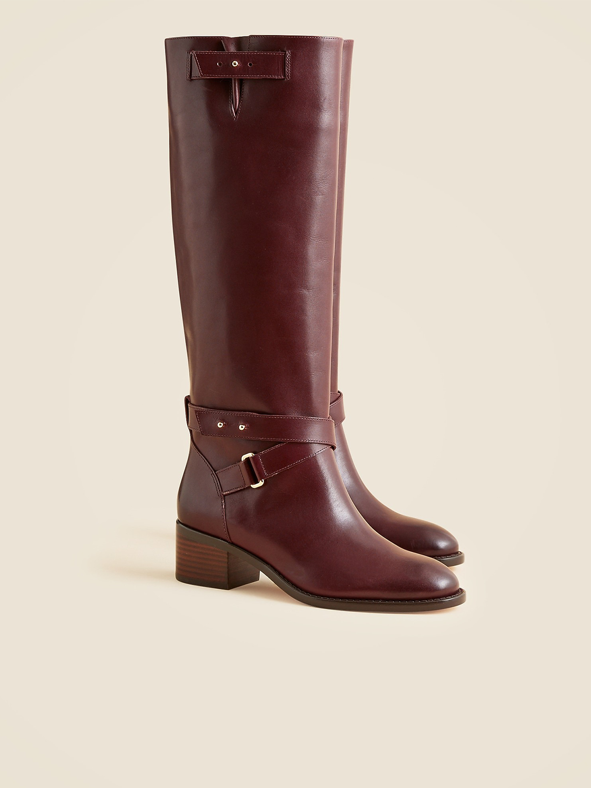 Ryder Knee-High Boots in Leather