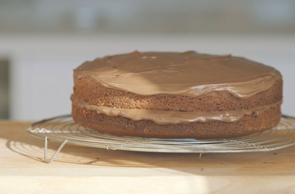 Nutella chocolate cake