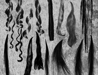 Hair Photoshop brushes