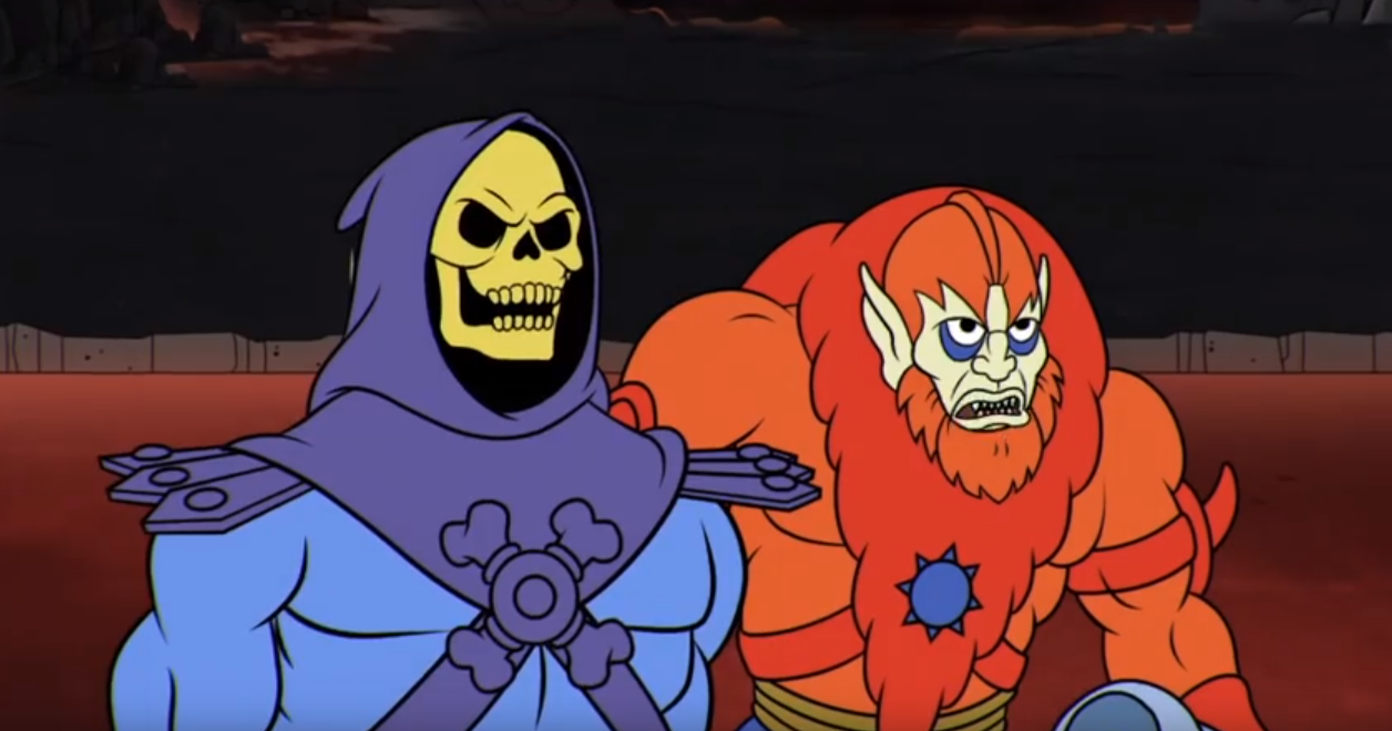 Screenshot from the original He-Man and the Masters of the Universe cartoon