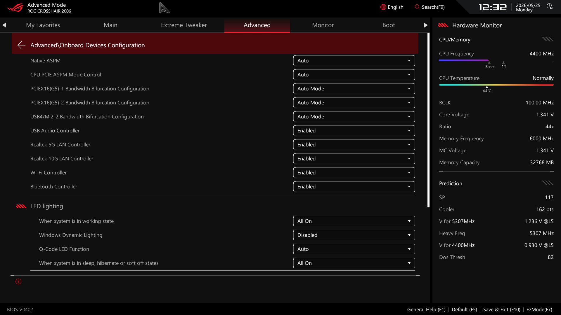 Asus ROG Crosshair 2006 - BIOS
