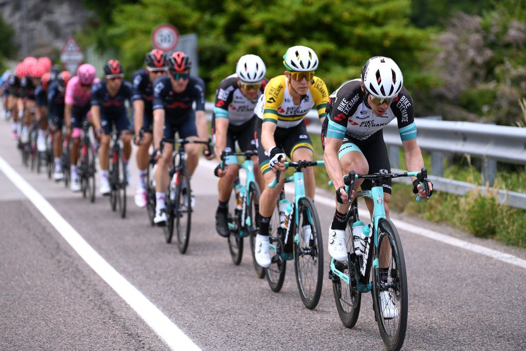 SEGA DI ALA ITALY MAY 26 Michael Hepburn of Australia and Team BikeExchange during the 104th Giro dItalia 2021 Stage 17 a 193km stage from Canazei to Sega di Ala 1246m UCIworldtour girodiitalia Giro on May 26 2021 in Sega di Ala Italy Photo by Tim de WaeleGetty Images