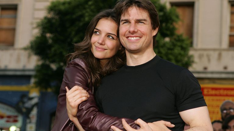 Katie Holmes and Tom Cruise