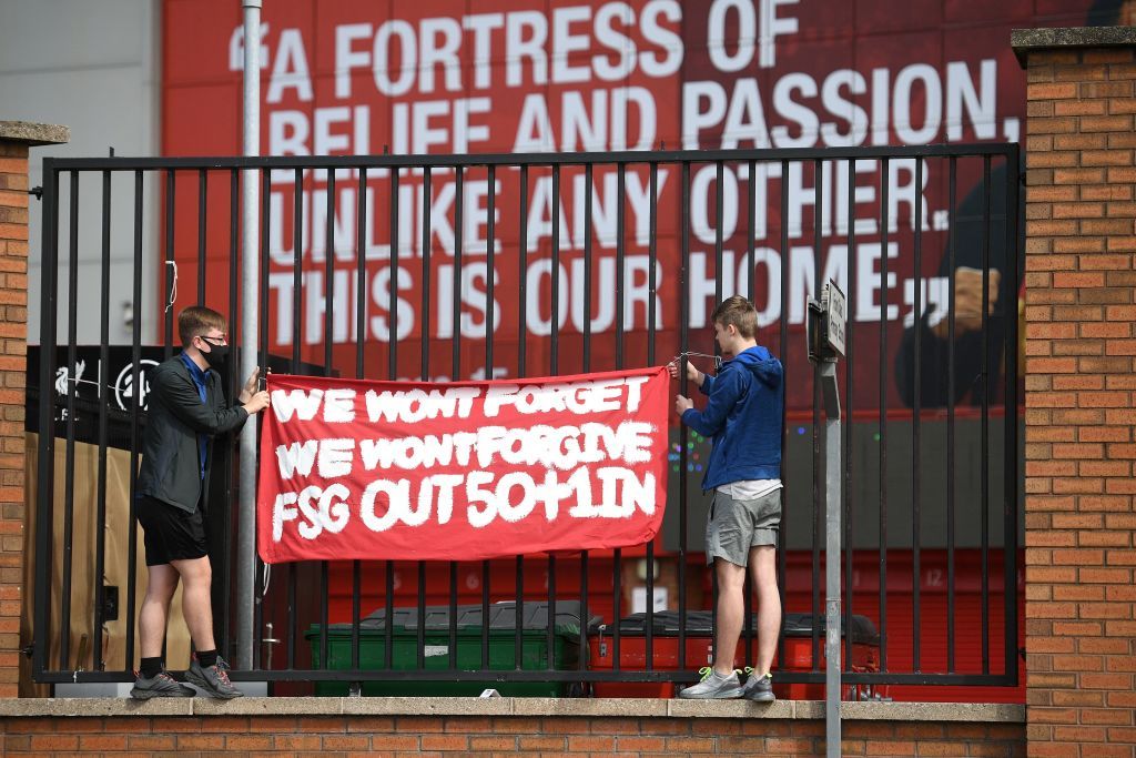 Liverpool, FSG protest owners