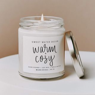 warm and cozy candle