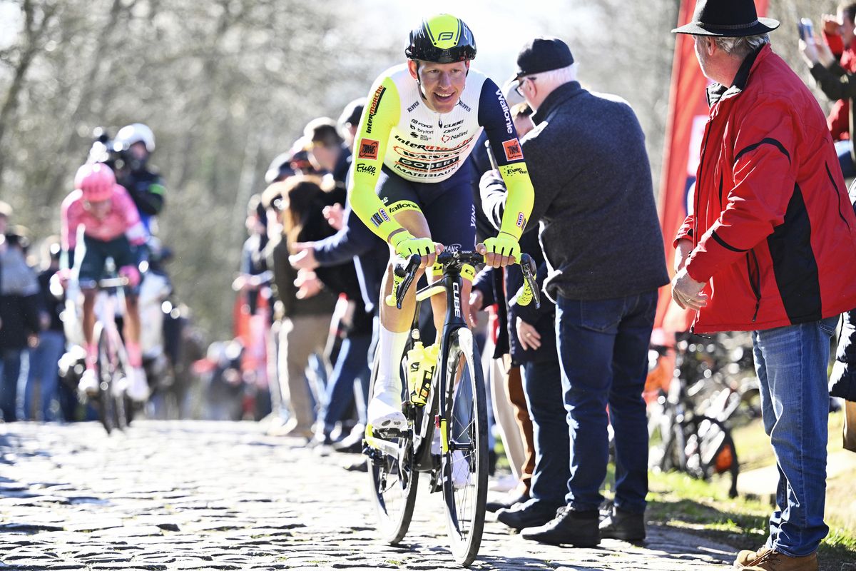 Kuurne - Bruxelles - Kuurne 2022 - 74th Edition - Kuurne - Kuurne 195,1 km - 27/02/2022 - Taco Van Der Hoorn (NED - Intermarché - Wanty - Gobert Matériaux) - photo Gregory Van Gansen/SprintCyclingAgency©2022