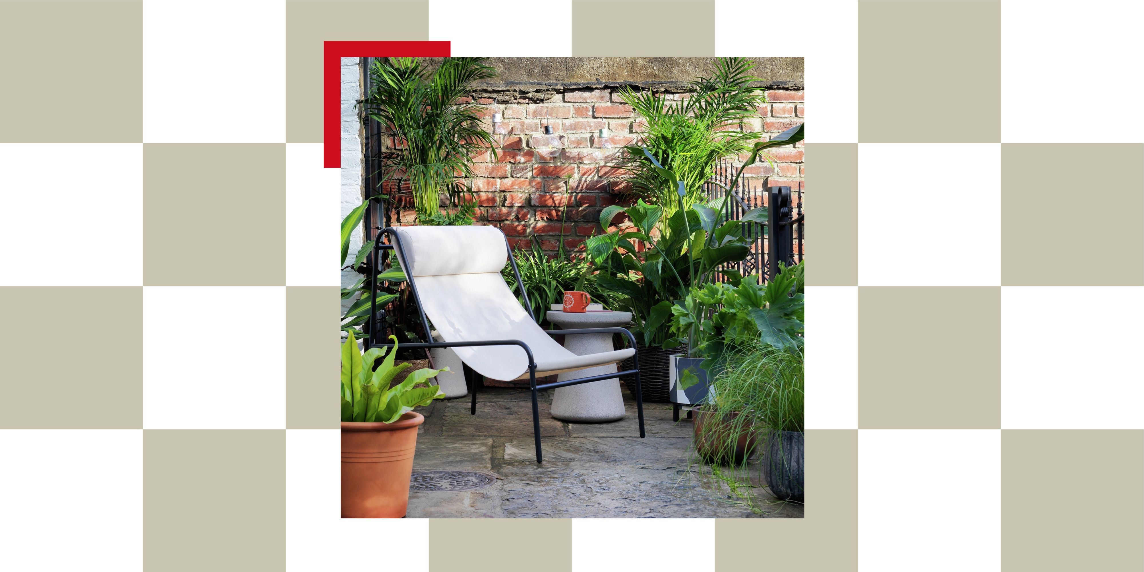 Habitat Teka Metal Garden Chair in Cream