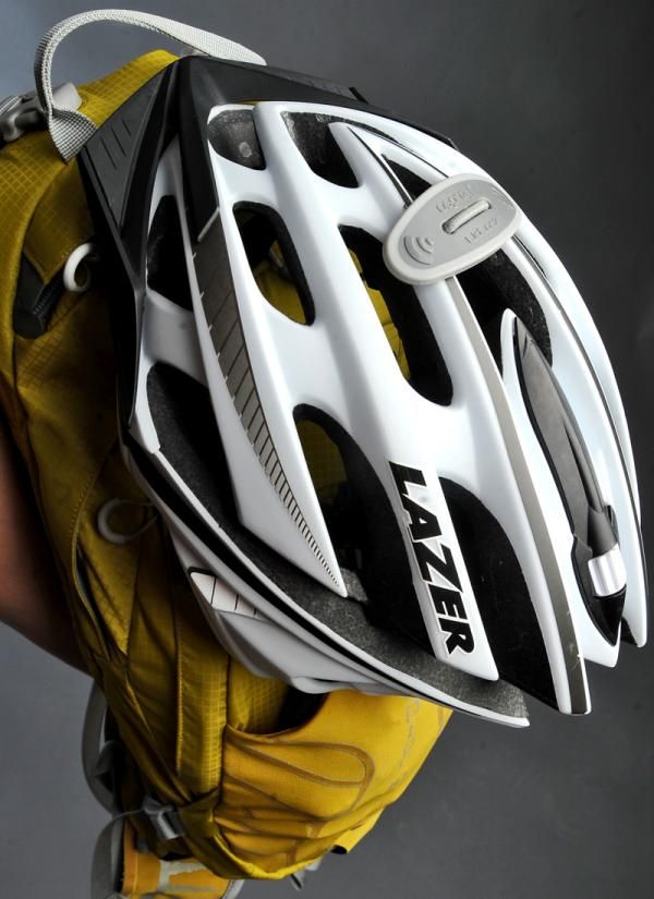 The brilliant LidLock helmet holder is simple and effective when in use and totally unobtrusive otherwise