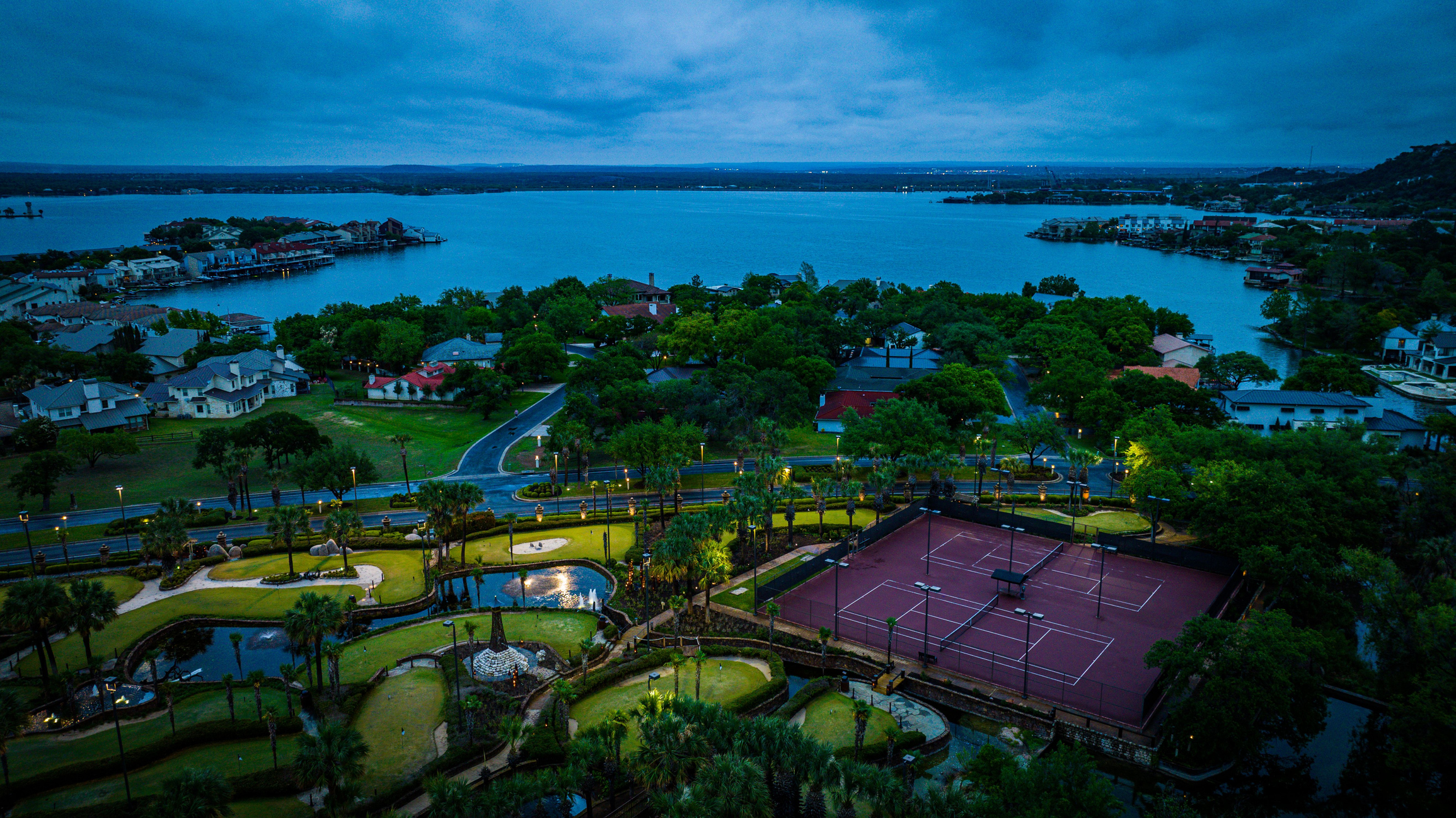 Horseshoe Bay, United States &amp;ndash; April 08, 2023: An aerial view of the Horseshoe Bay Resort in Texas