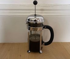 Bodum Chambord brewing coffee