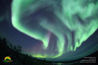 Aurora Over Yellowknife, Canada, Sept. 28, 2014