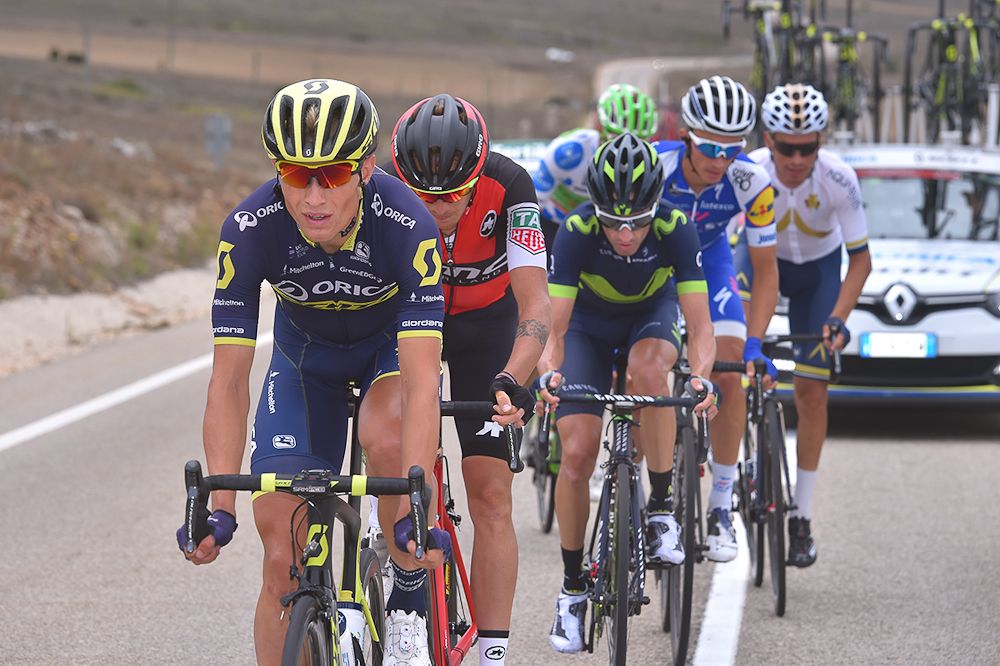 The stage 17 breakaway at the Vuelta