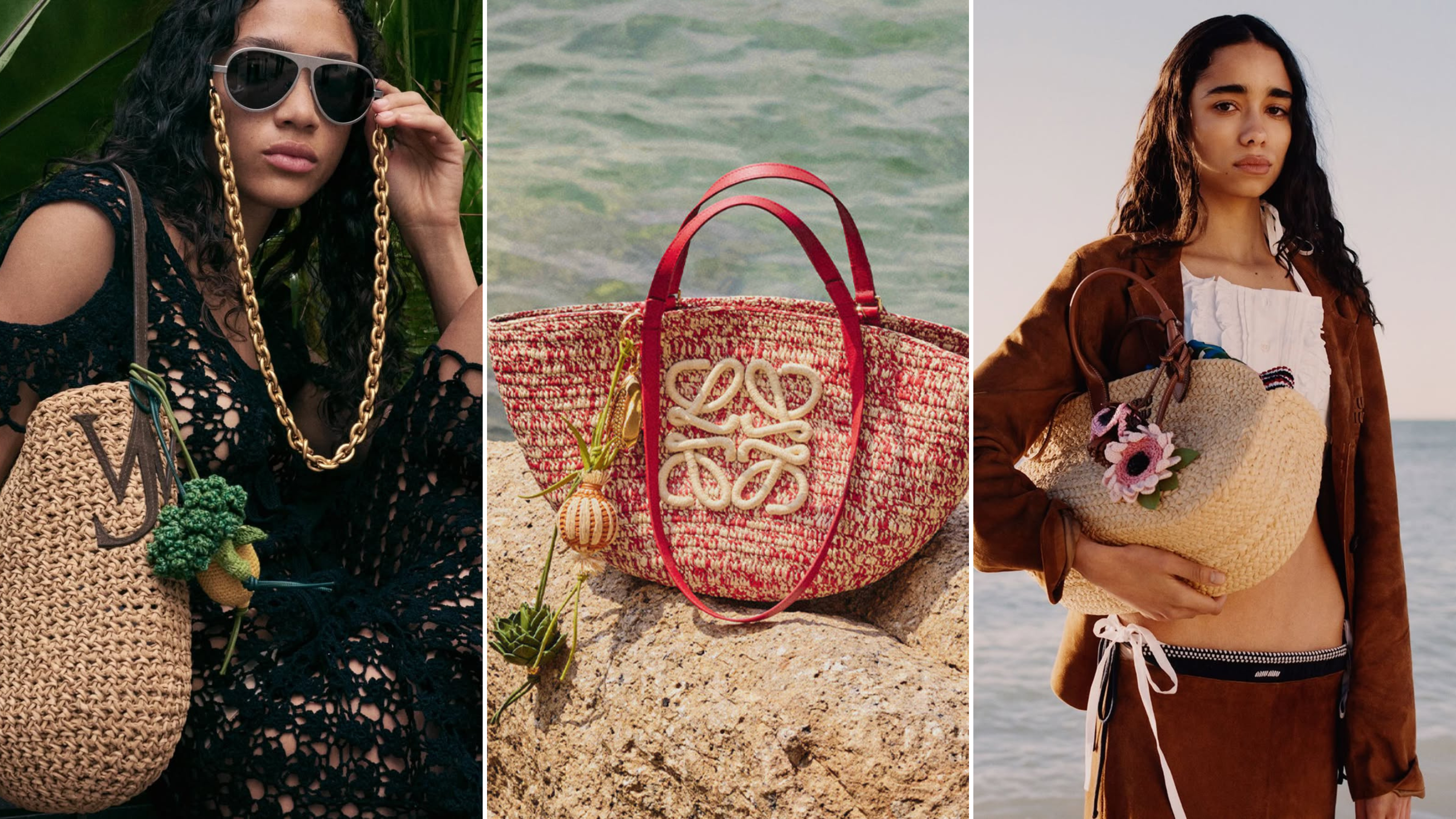 best basket bags 2026: JW Anderson, Loewe, Miu Miu