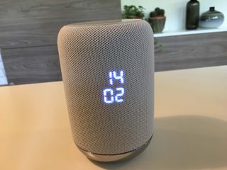 Sony's Wireless Speaker with Google Assistant debuts at IFA. (Credit: Philip Michaels/Tom's Guide)