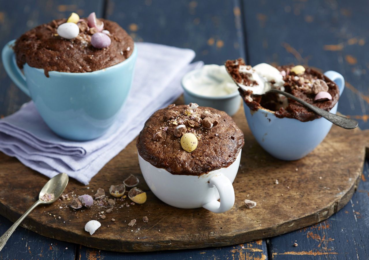 Mini Egg chocolate mug cake