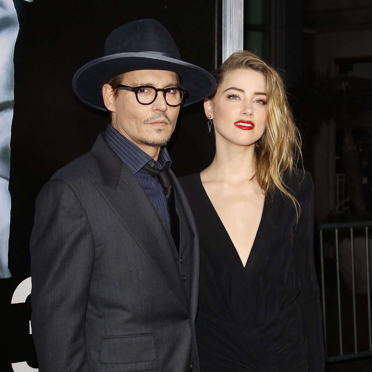 Johnny Depp and Amber Heard at the premiere of 3 Days to Kill 2014