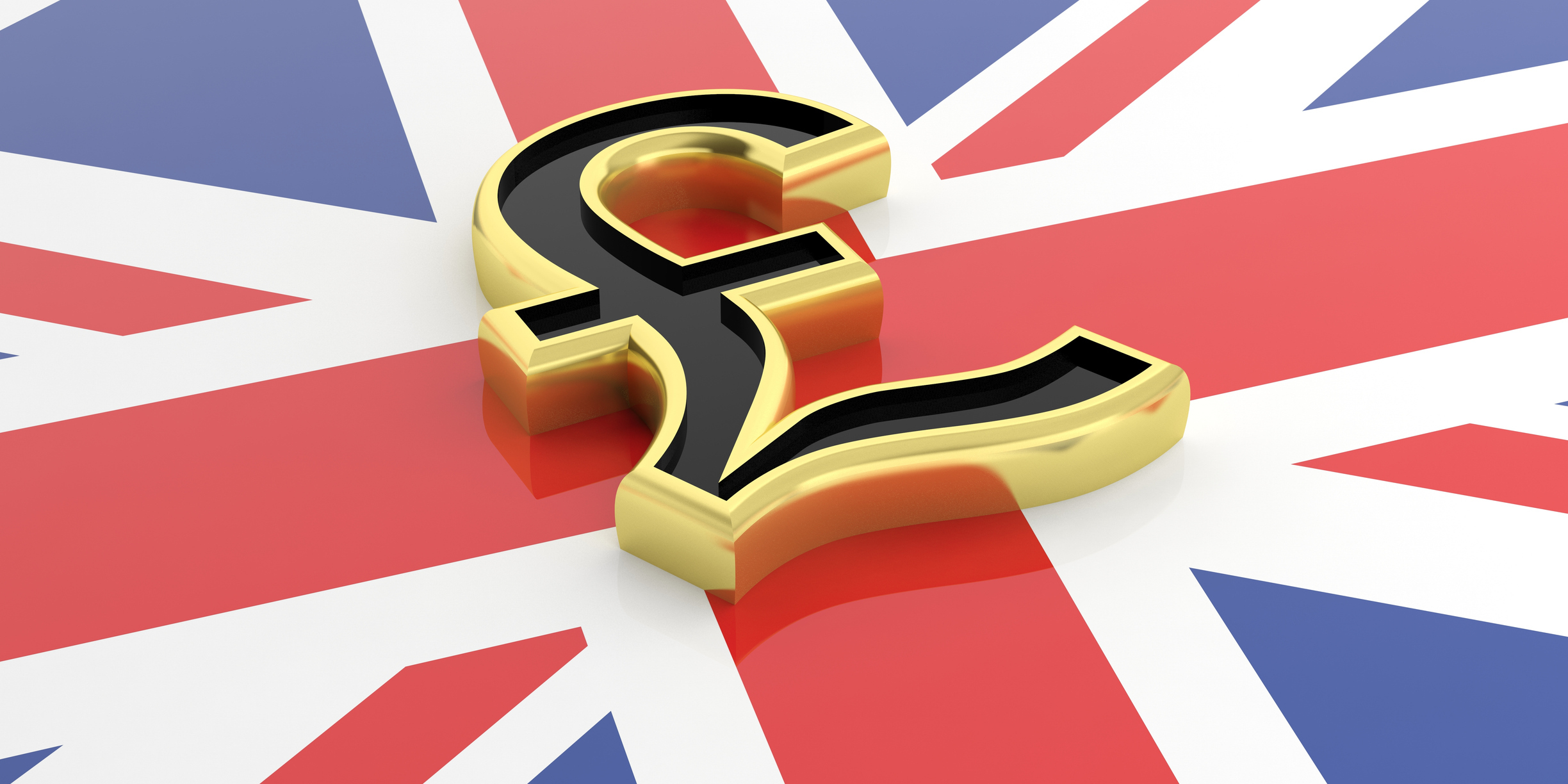 Pound sign on Union Jack