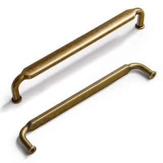 Brass kitchen handles