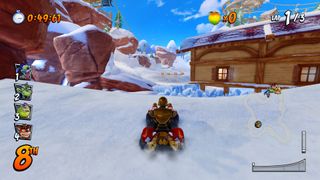 Crash Team Racing Blizzard Bluff shortcut