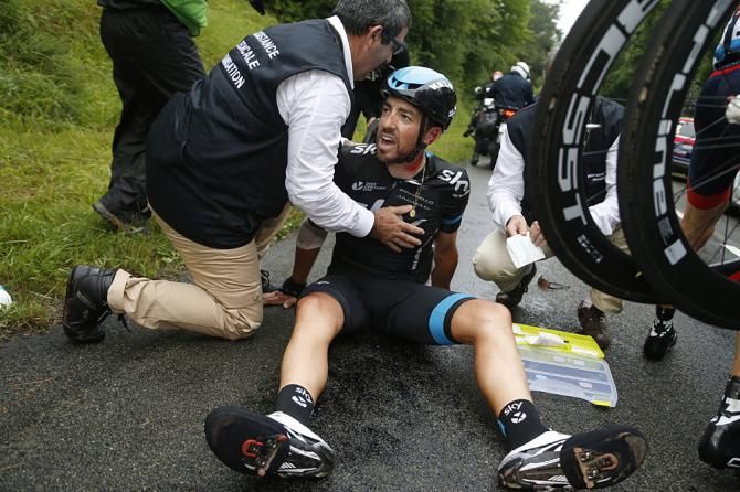 Medical staff look after Zandio