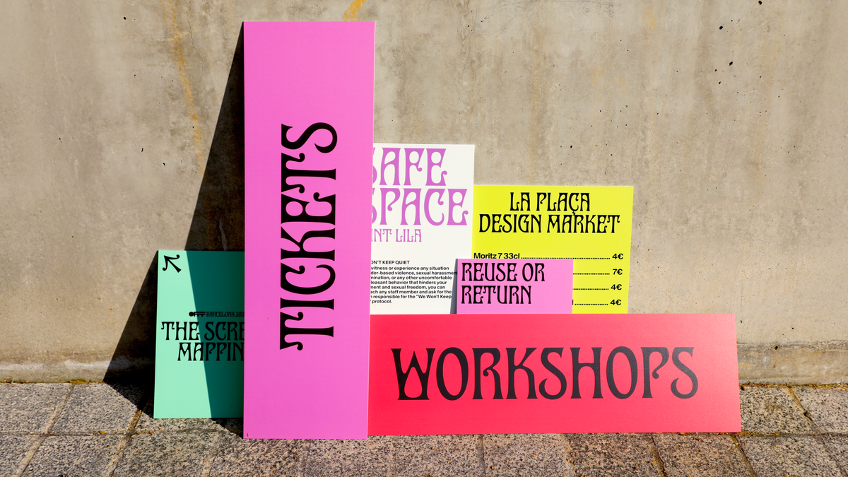 OFFF festival identity images