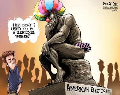 Political cartoon U.S. American Electorate