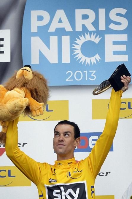 Richie Porte (Sky) wins Paris-Nice.