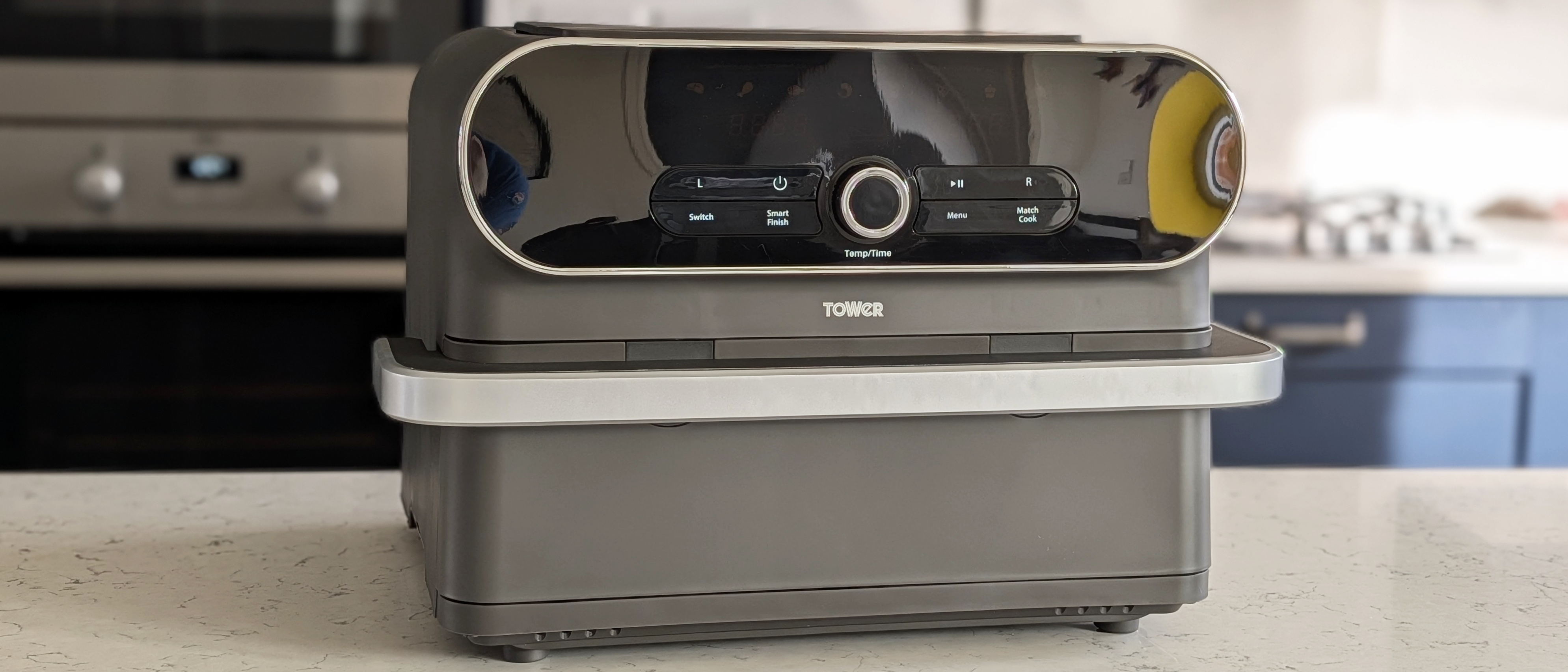 Tower Elite 11-Liter Flexi Drawer Air Fryer on kitchen counter