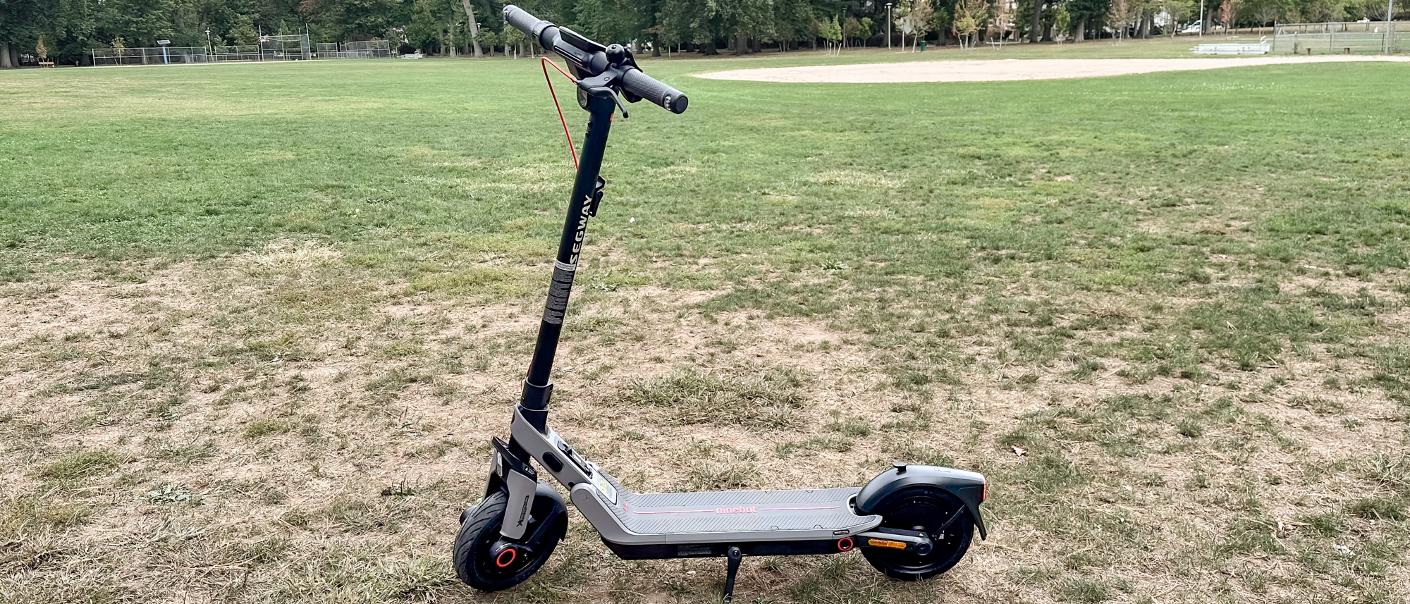 Segway Ninebot E3 Pro in a public park