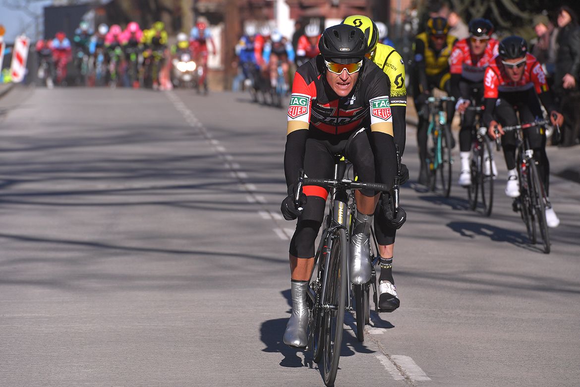 Greg Van Avermaet on the attack