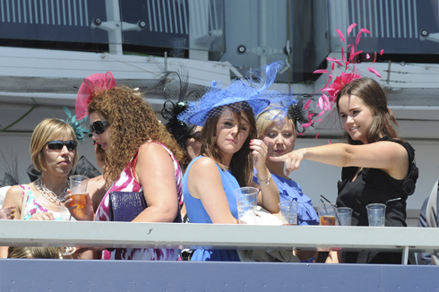 Epsom Derby race goers