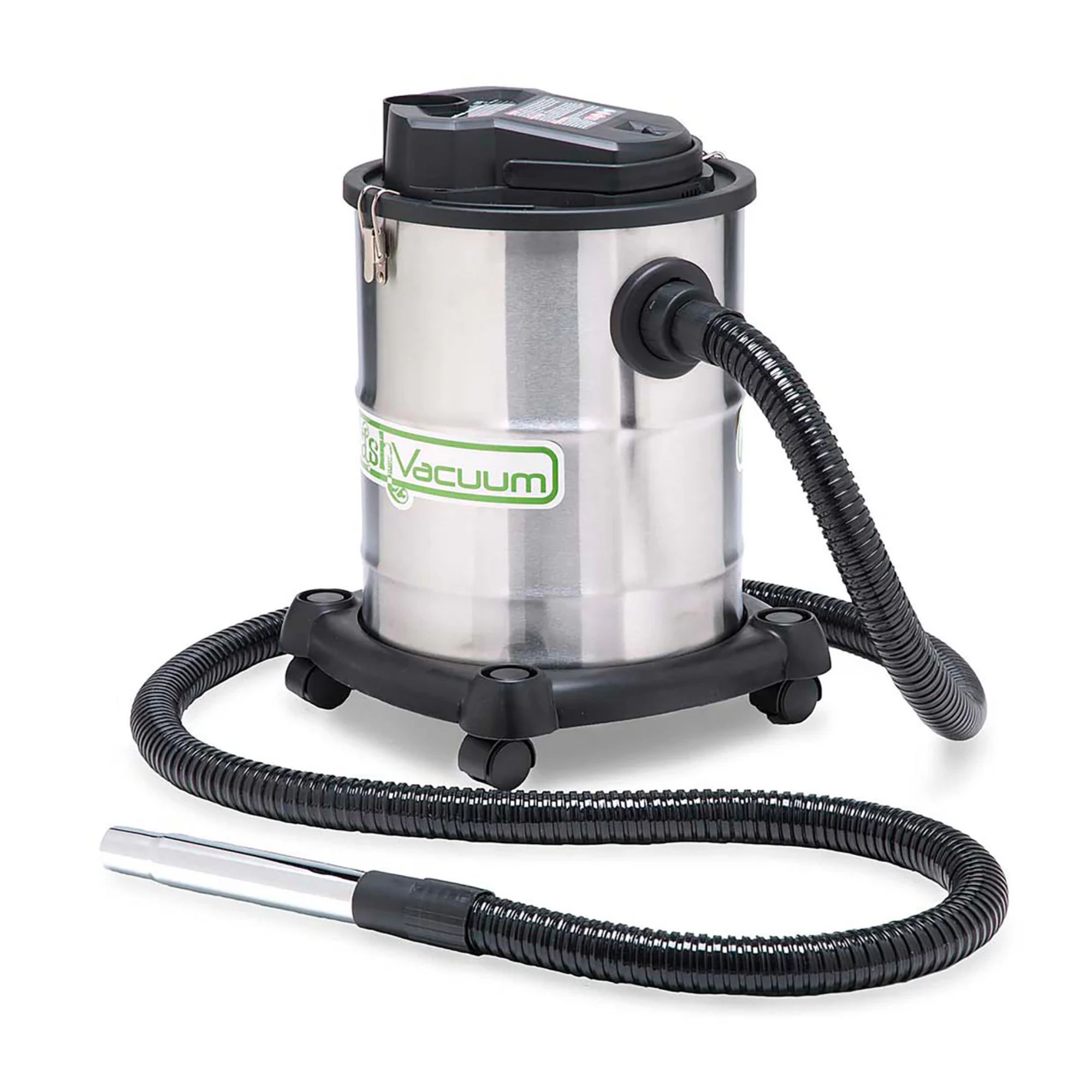 Silver Heavy-Duty Fireplace Warm Ash Vacuum