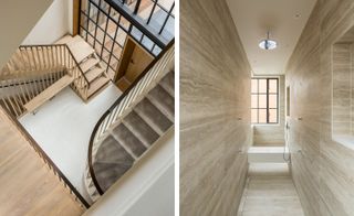 light coloured timber was used in side art deco house renovated by groves natcheva