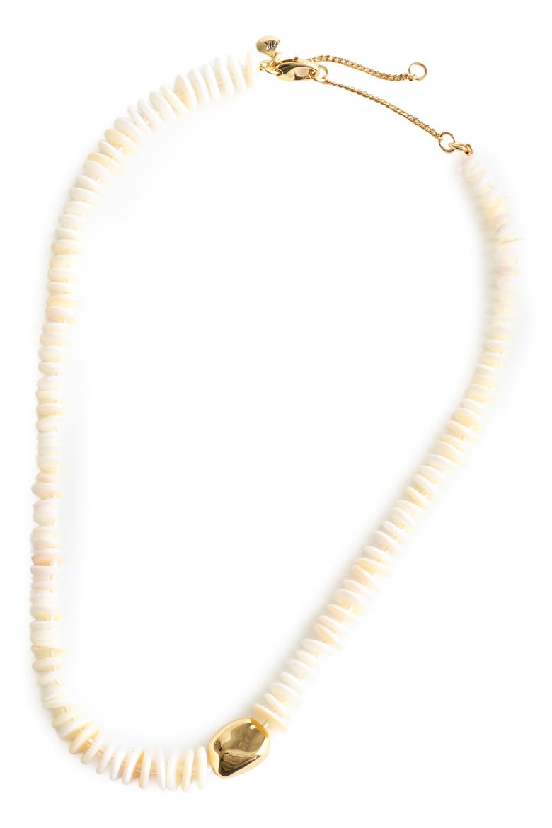 Puka Shell Bead Necklace