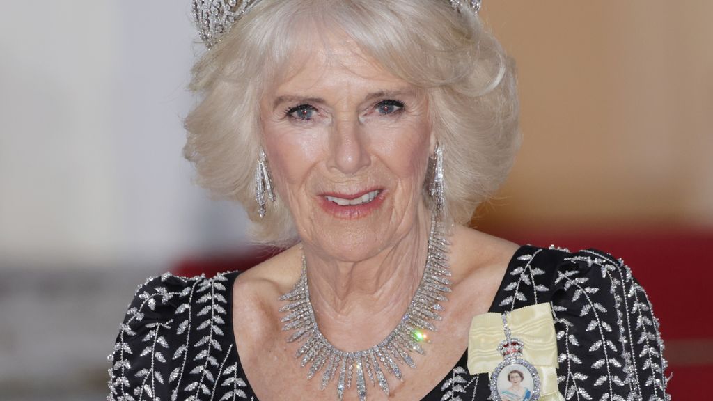 Queen Camilla’s favorite tiara worn with gown in Berlin | Woman & Home