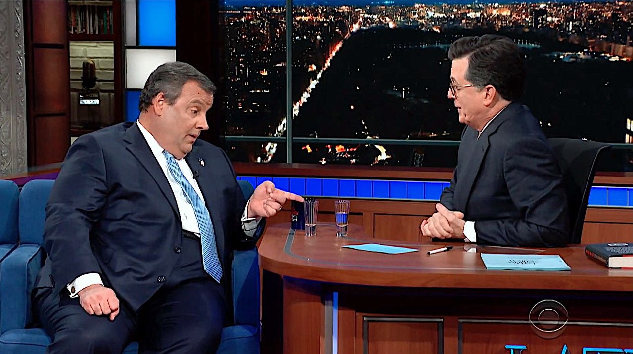 Chris Christie talks Trump with Stephen Colbert