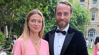 Alizee Thevenet and James Middleton attend the Bulgari gala dinner
