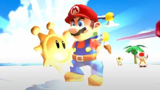 Super Mario Sunshine: Mario with Shine Sprite