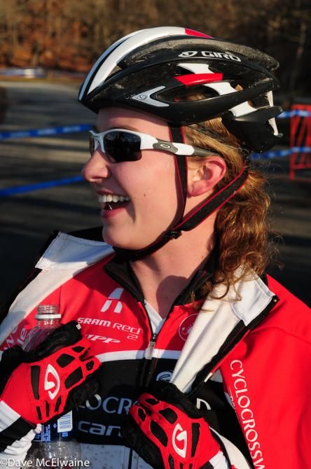 Emma White (Cyclocrossworld.com) was ecstatic after the race