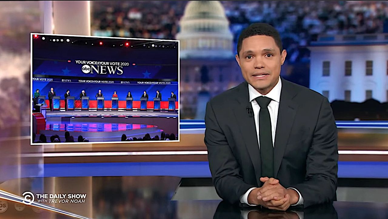 Trevor Noah recaps Democratic debate