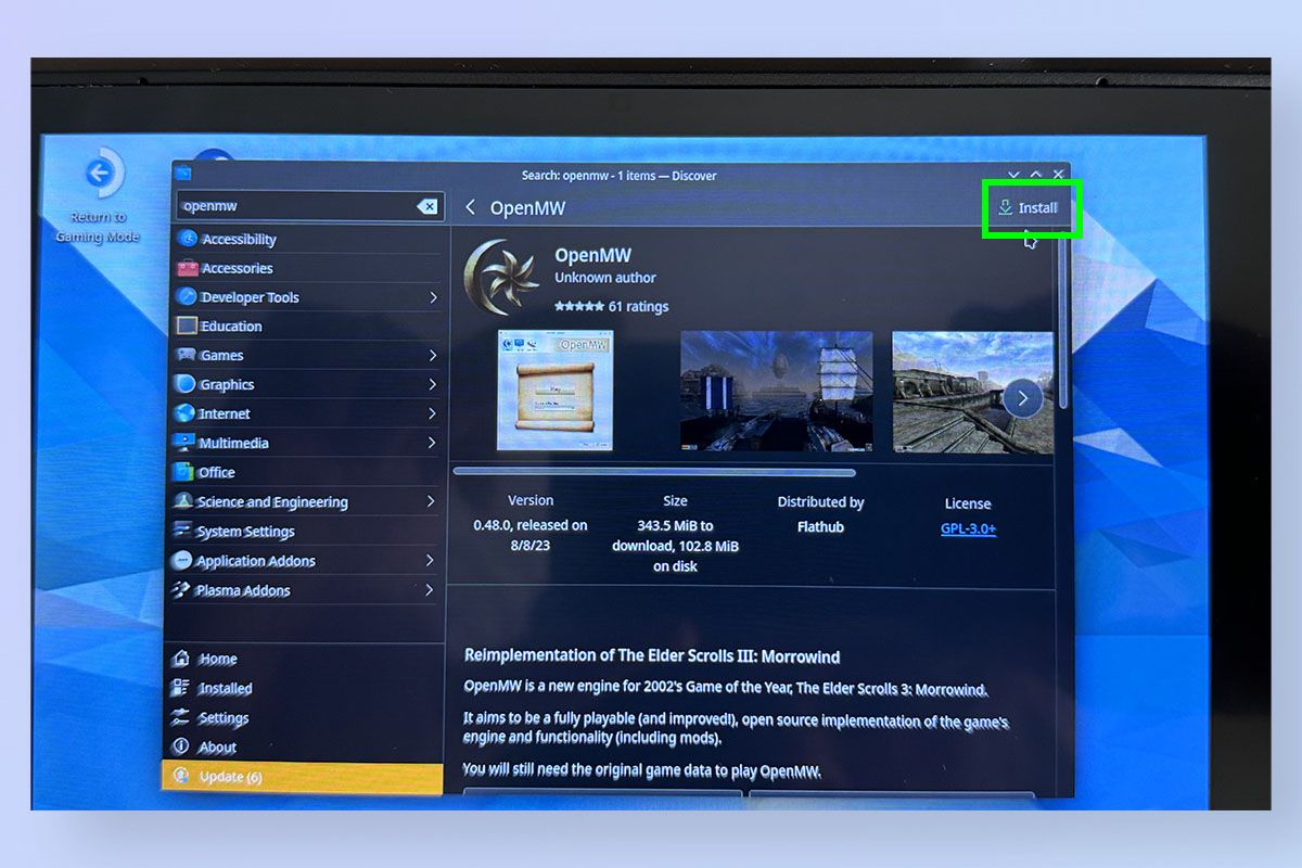 I got Morrowind working on Steam Deck — here's the best way to do it