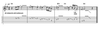 GIT517 Slide Guitar Lesson: how to play slide in standard tuning.