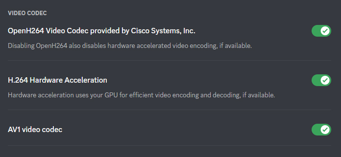 Streaming on Discord is one of the better ways to make use of AV1 GPU support
